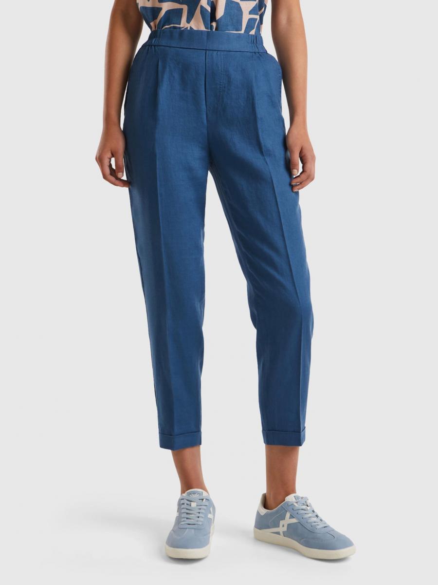 Jeans United Colors Of Benetton Donna – Bootcut, Vita Media, Comfort Elastico