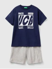 Benetton dečiji komplet majica + šorts 