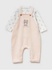 Benetton  komplet pantalone i majica za bebe 