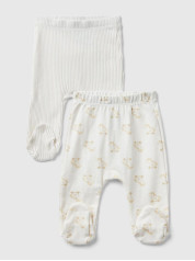 Benetton set za bebe dva para pantalonica 