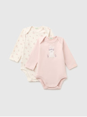 Benetton bodi 2 komada za bebe 
