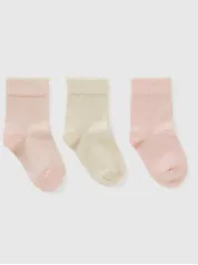 Benetton čarapice tri para za bebe 