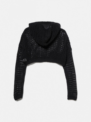 Sisley young dečiji džemper sa kapuljačom 