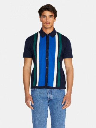 Sisley muška trikotažna polo majica k/r 