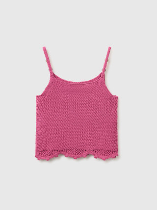 Benetton dečija trikotažna majica na bretele 