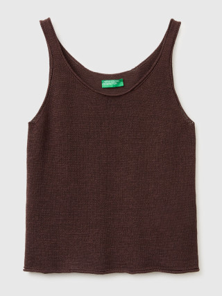 Benetton ženska trikotažna majica na bretele 