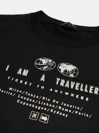 Sisley young dečija majica k/r 