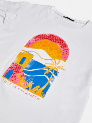 Sisley young dečija majica k/r 