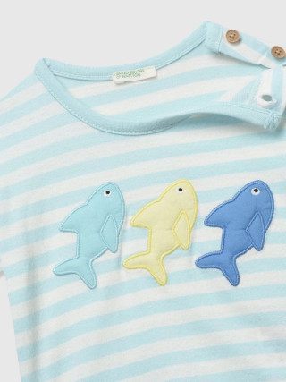 Benetton majica k/r za bebe 