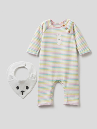Benetton set zeka + portikla za bebe 