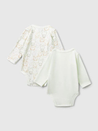 Benetton bodi dva komada za bebe 