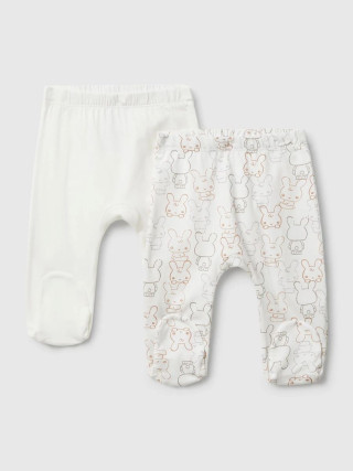 Benetton komplet dva para pantalona za bebe 
