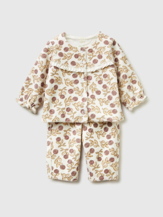 Benetton  komplet pantalone i majica za bebe 