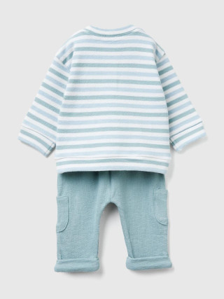 Benetton komplet duks i pantalone za bebe 
