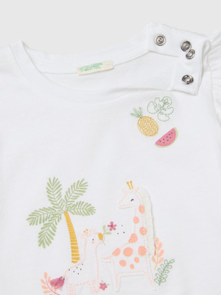 Benetton majica k/r za bebe 