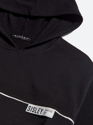 Sisley young dečija dukserica sa kapuljačom 