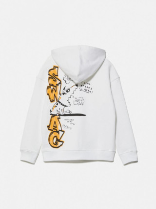 Sisley young dečija dukserica sa kapuljačom 