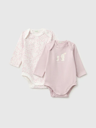 Benetton bodi 2 komada za bebe 