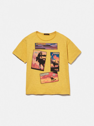 Sisley young dečija majica k/r 