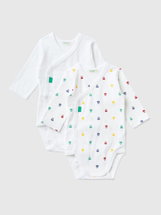 Benetton bodi 2 komada za bebe 