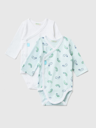 Benetton bodi 2 komada za bebe 