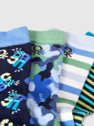 Benetton dečije čarape 4 para 