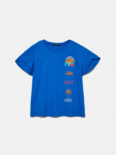 Sisley young dečija majica k/r 