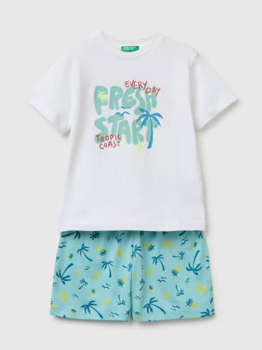 Benetton dečiji komplet šorts + majica kr 