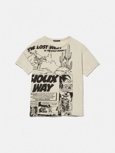 Sisley young dečija majica k/r 