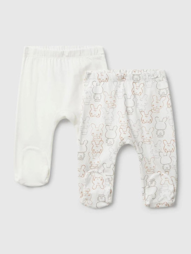 Benetton komplet dva para pantalona za bebe 