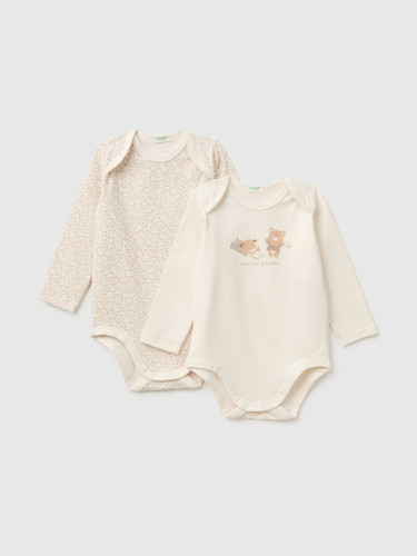 Benetton bodi 2 komada za bebe 
