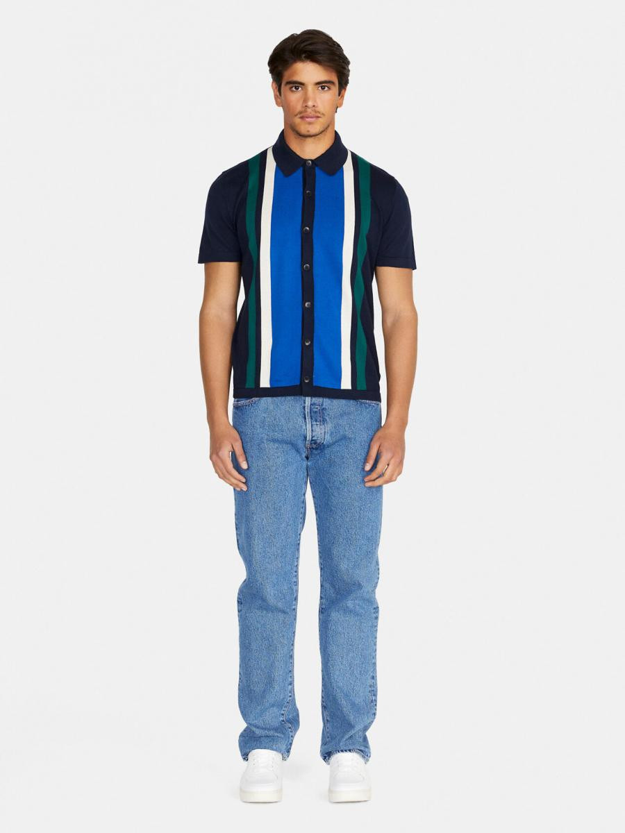 Sisley muška trikotažna polo majica k/r 