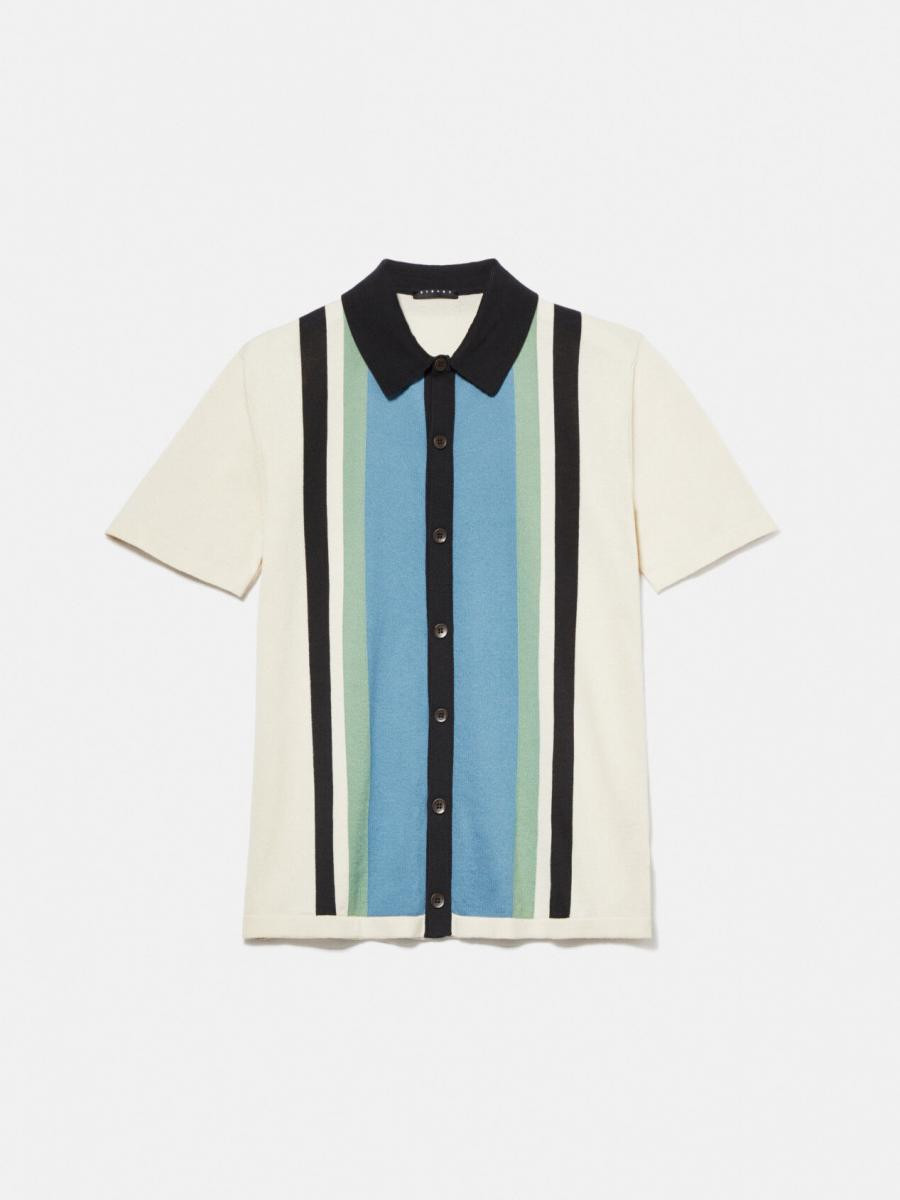 Sisley muška trikotažna polo majica k/r 