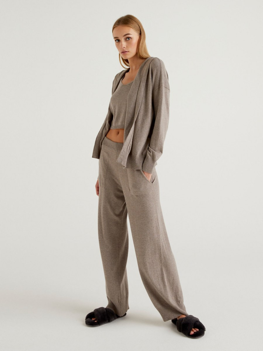 Benetton ženski džemper sa kapuljačom 