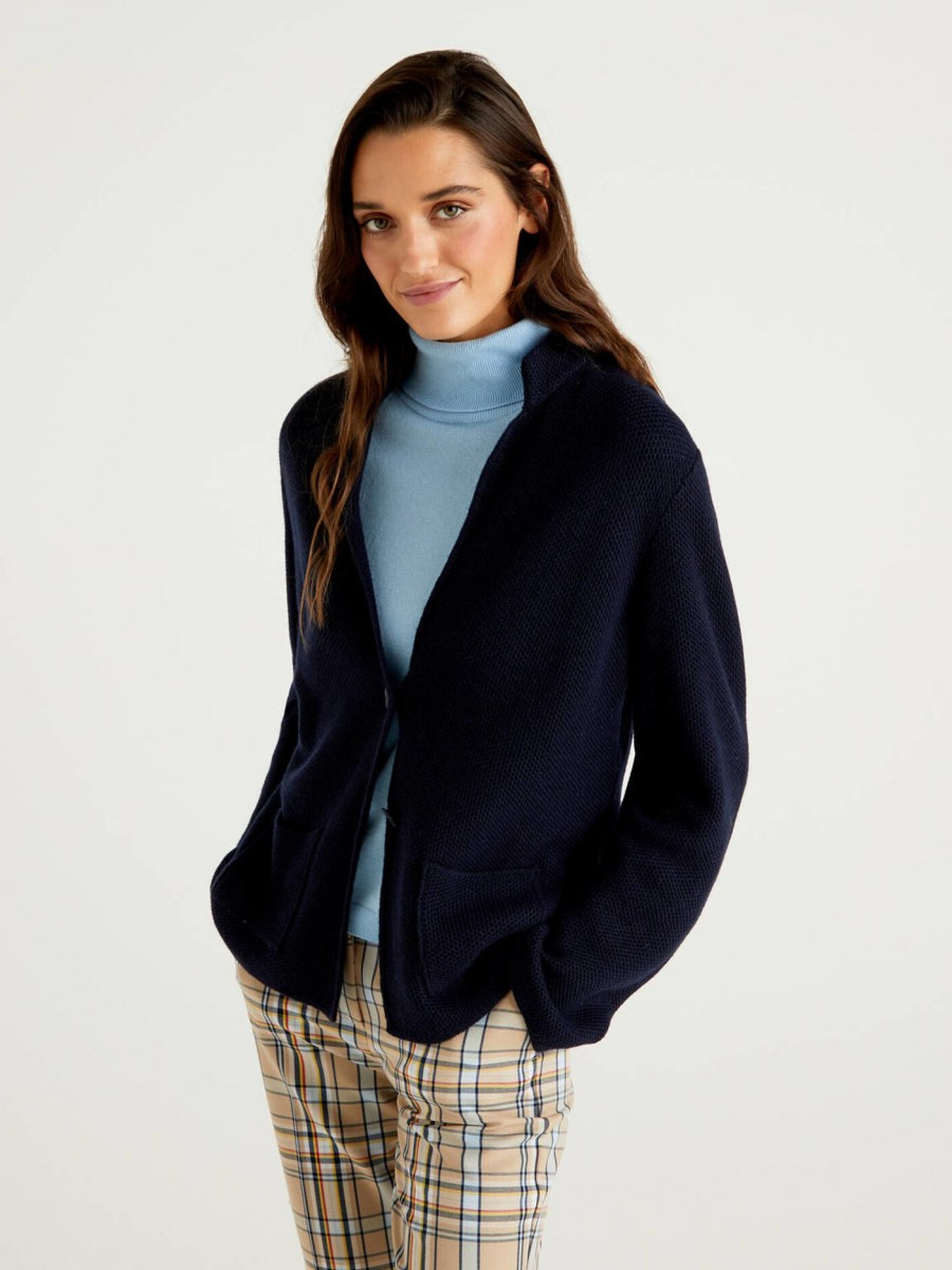 Benetton ženski pleteni sako 