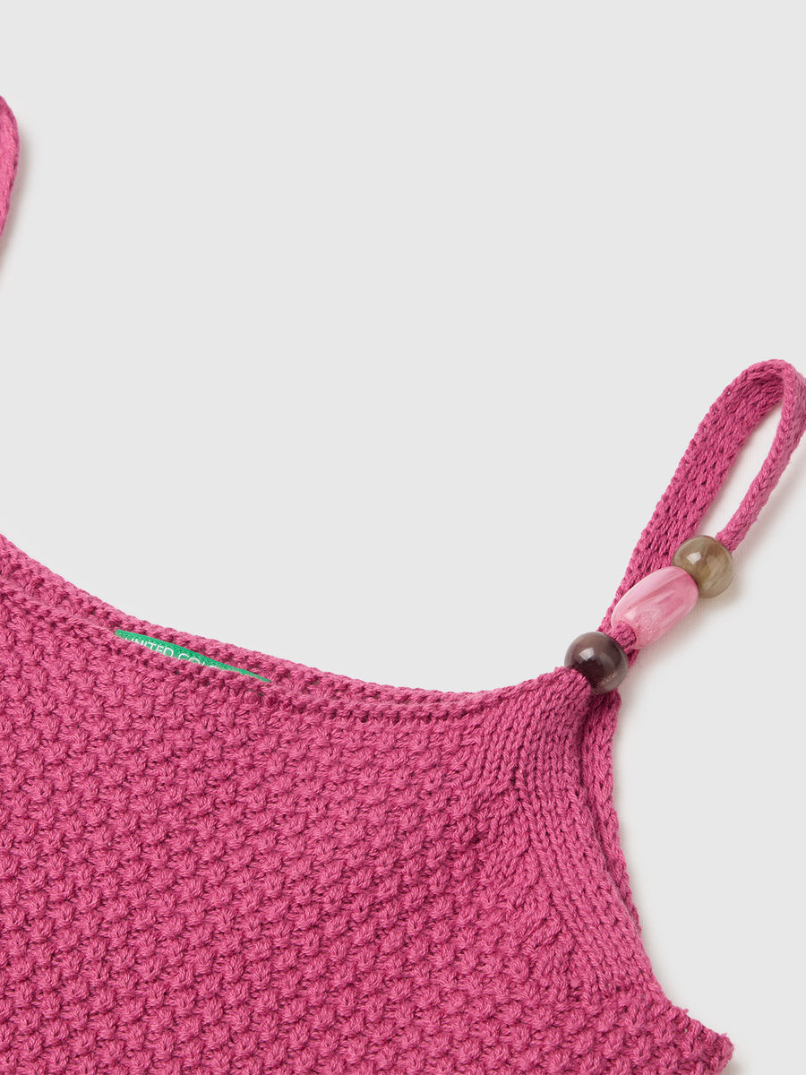Benetton dečija trikotažna majica na bretele 