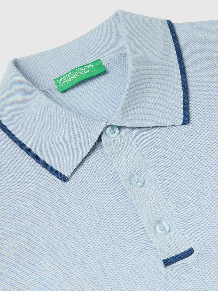 Benetton muška trikotažna polo majica 