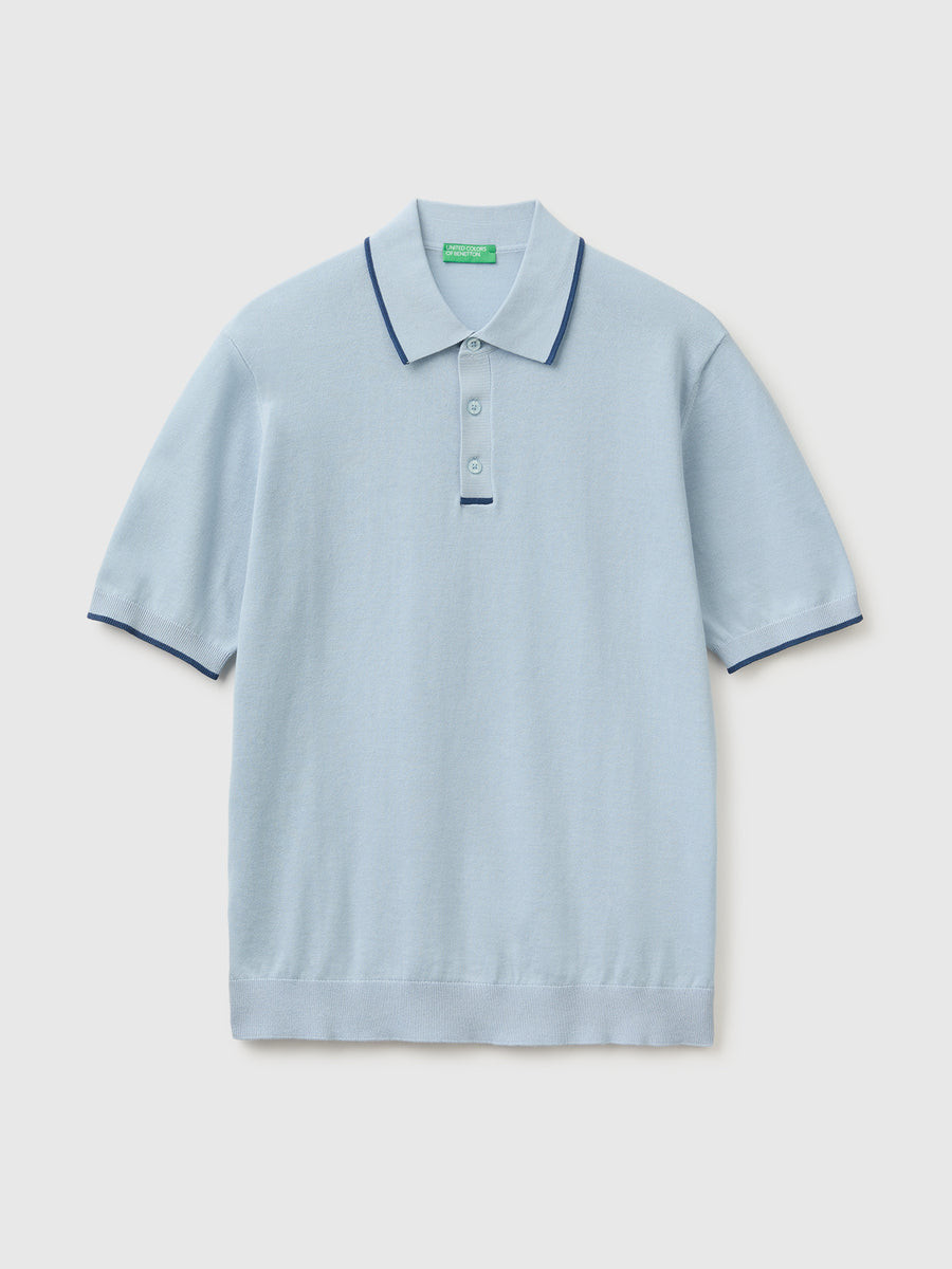Benetton muška trikotažna polo majica 