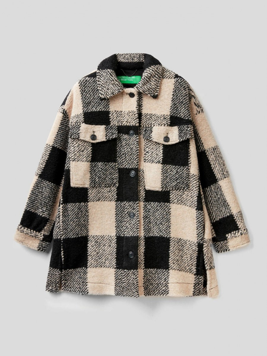 Benetton ženska jakna košulja 