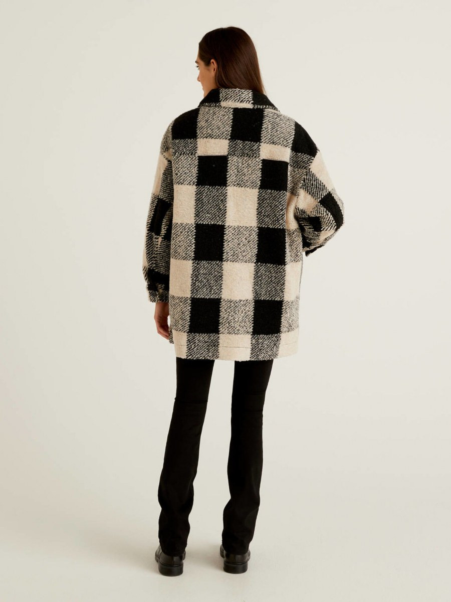 Benetton ženska jakna košulja 