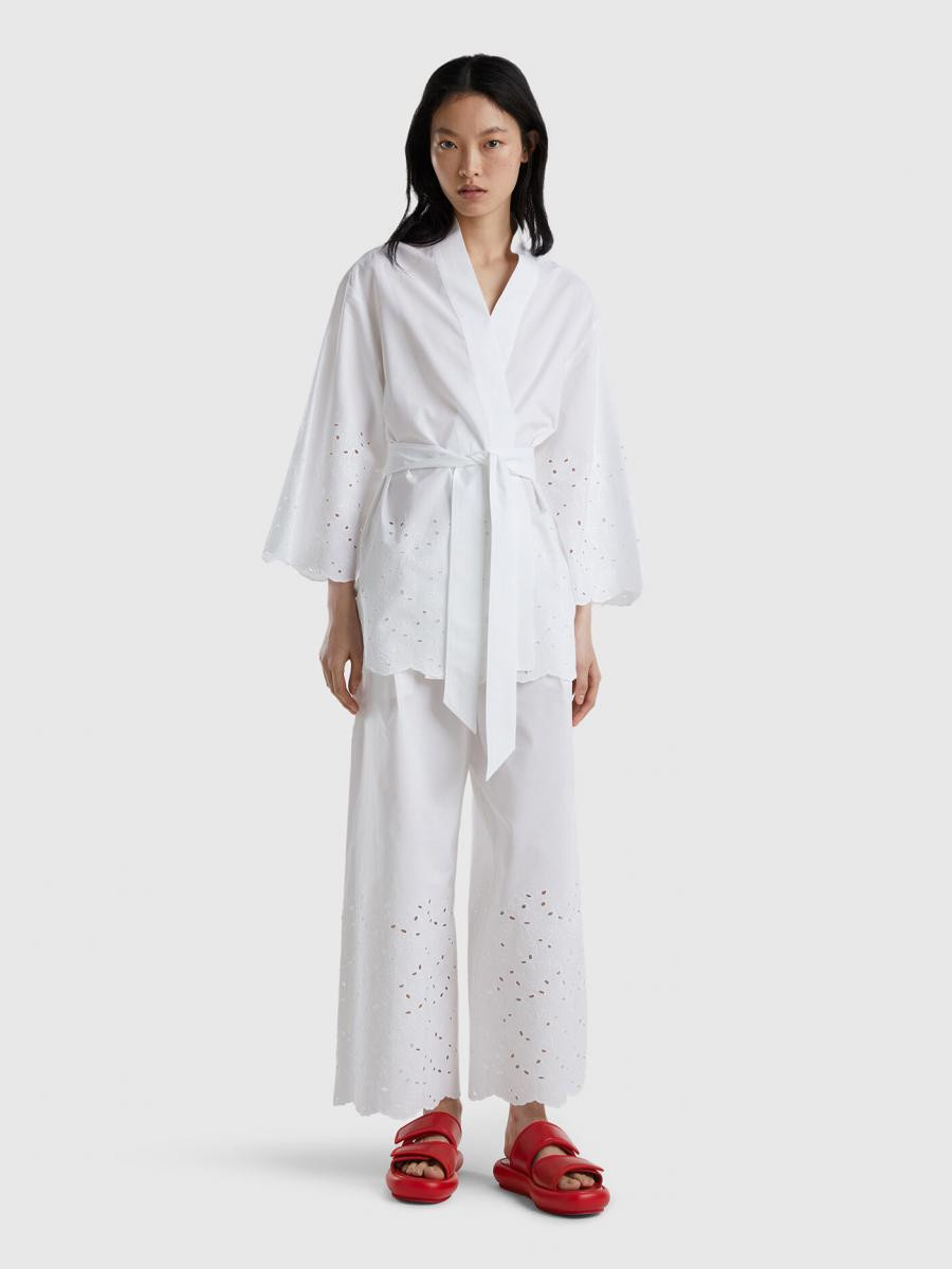 Benetton ženska kimono pamučna jakna 
