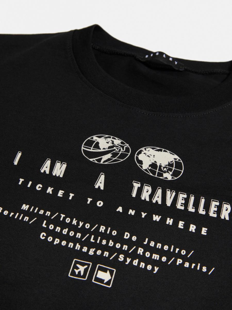 Sisley young dečija majica k/r 