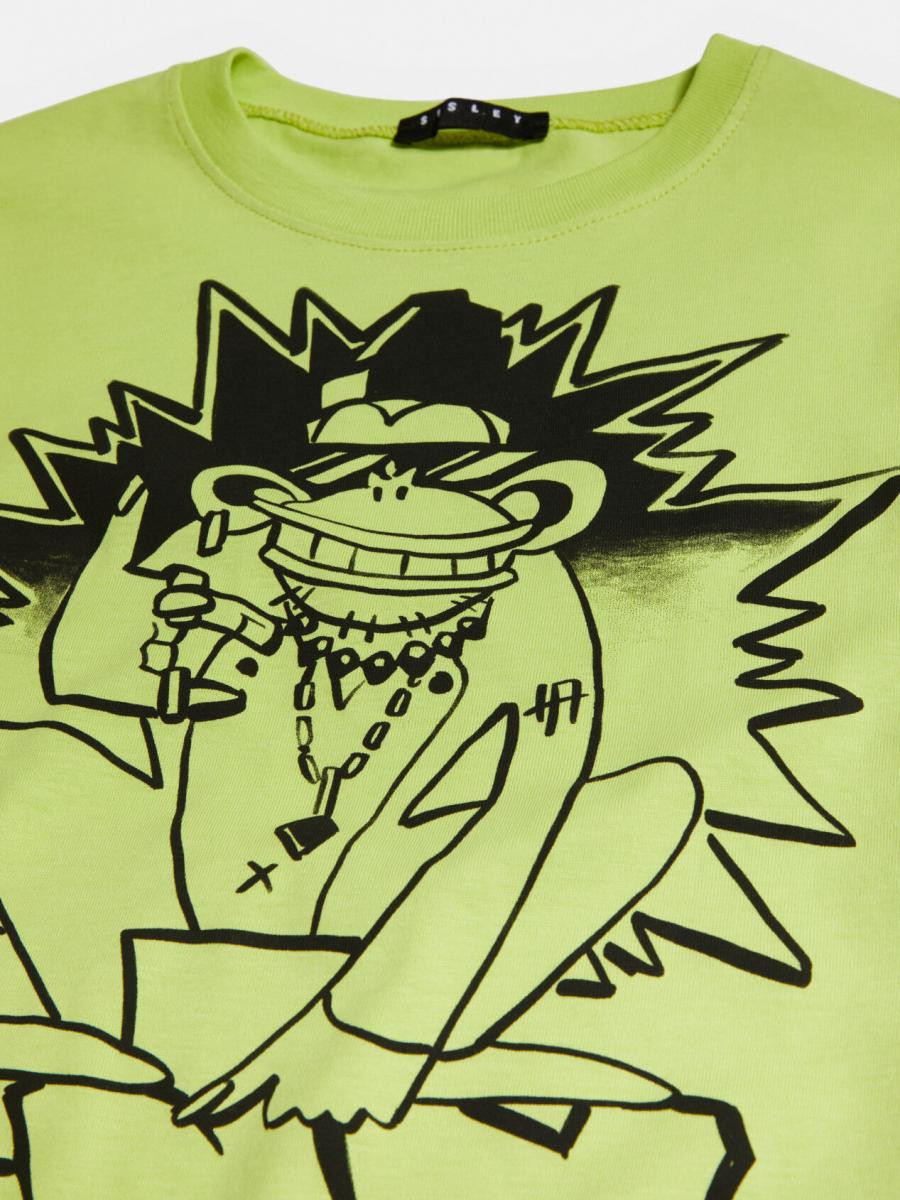 Sisley young dečija majica k/r 