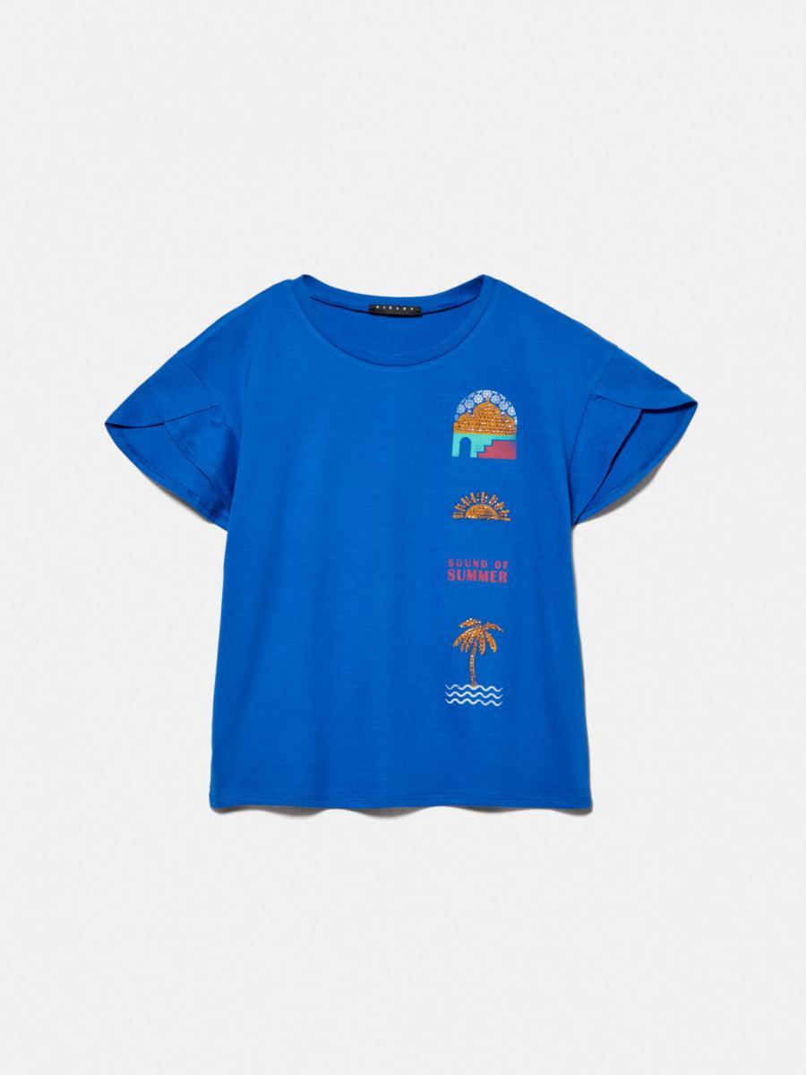 Sisley young dečija majica k/r 