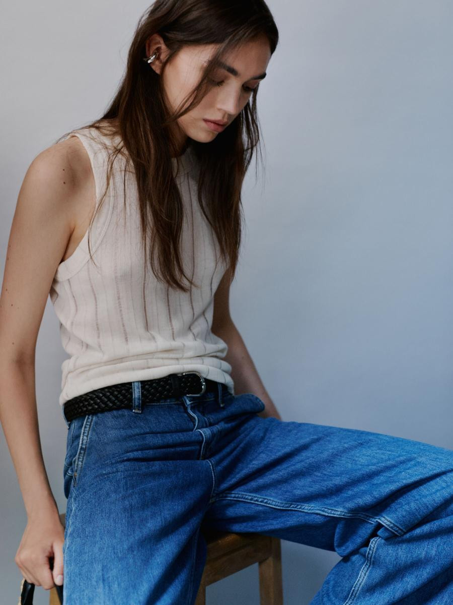 Sisley ženska majica na bretele 