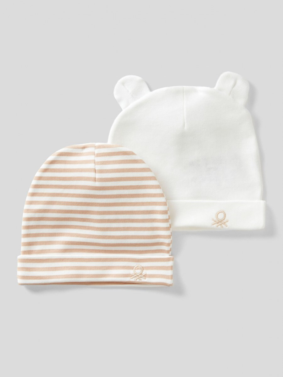 Benetton set dve kapice za bebe 
