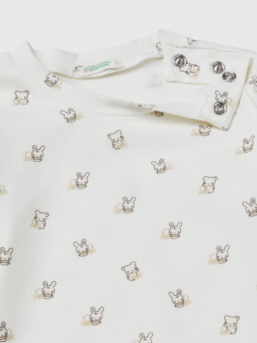 Benetton  komplet pantalone i majica za bebe 