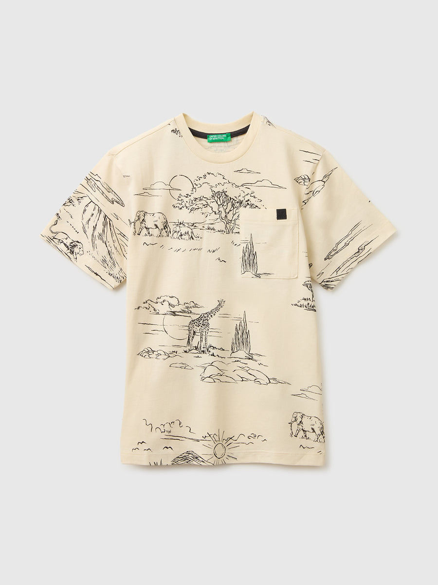 Benetton dečija majica k/r 