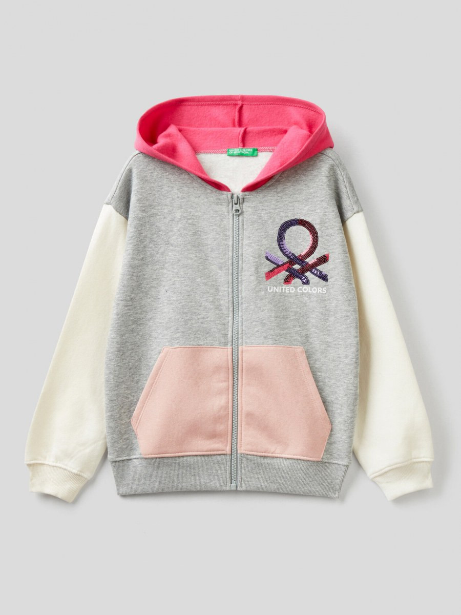 Benetton dečija dukserica sa kapuljačom 