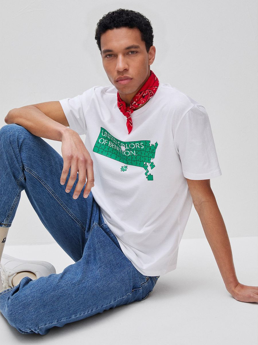 Benetton muška majica k/r 